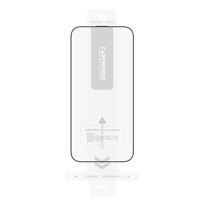 Apple iPhone 16 Pro CaseWorld Armor Serisi Eyesafe Teknolojili 0.15mm 3D Temperli Cam Ekran Koruyucu + Uygulama Aparatlı