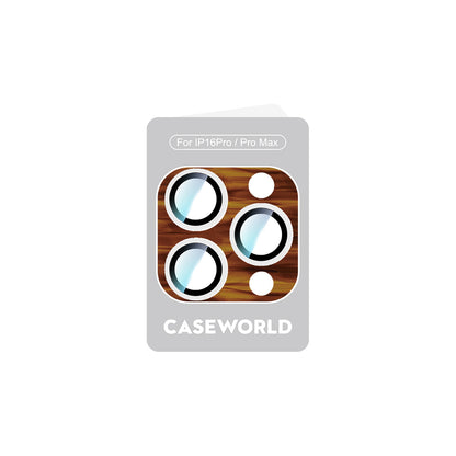 Apple iPhone 16 Pro CaseWorld Crystal Color Serisi Full Kamera Lens Koruyucu