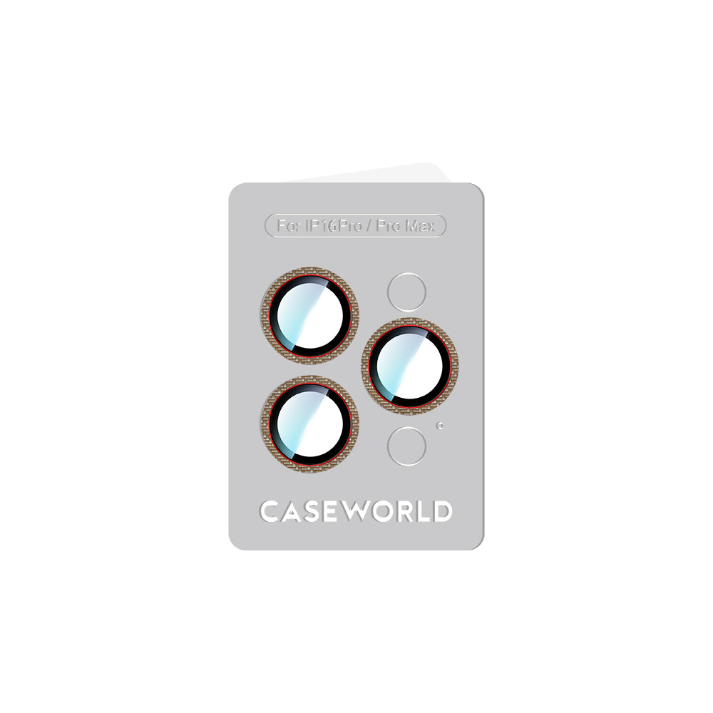 Apple iPhone 16 Pro CaseWorld Karbon Fiber Serisi Anti Reflective Ultra Clear Kamera Lens Koruyucu