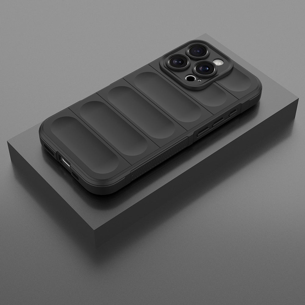 Apple iPhone 16 Pro Kılıf Esnek TPU Oyuklu Arka Yüzey Tasarımlı Zore Etnik Silikon Kapak
