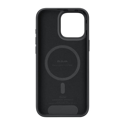Apple iPhone 16 Pro Kılıf M-safe Şarj Özellikli Aramid Fiber Pitaka Military-Grade Classic Serisi New Logo Black-Grey Twill Kapak
