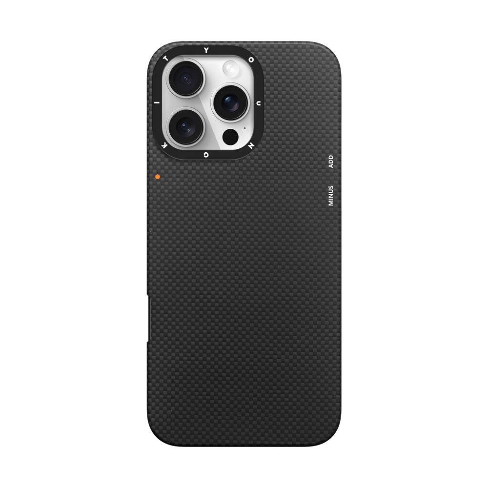 Apple iPhone 16 Pro Kılıf M-safe Şarj Özellikli Aramid Fiber Youngkit 1500D Extreme Wing Serisi Kapak