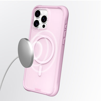 Apple iPhone 16 Pro Kılıf M-safe Şarj Özellikli Youngkit Macaroon Serisi Kapak