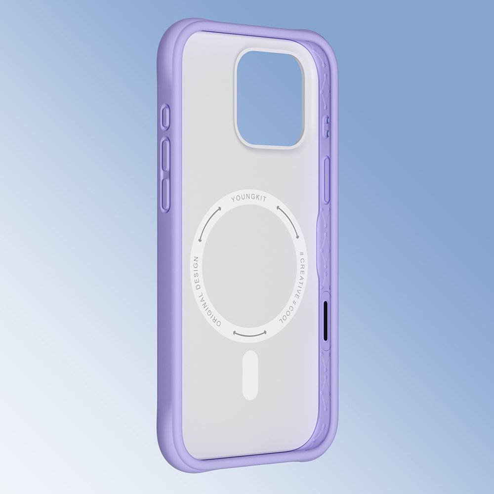 Apple iPhone 16 Pro Kılıf M-safe Şarj Özellikli Youngkit Macaroon Serisi Kapak