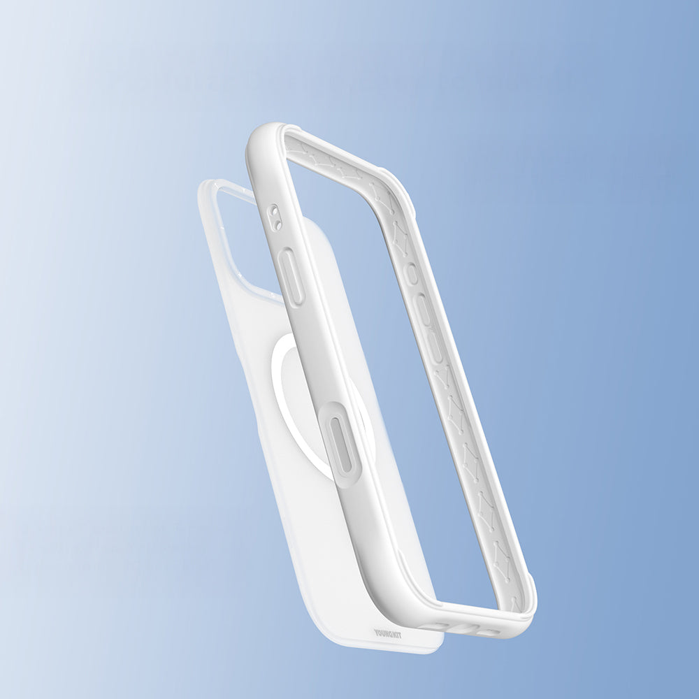 Apple iPhone 16 Pro Kılıf M-safe Şarj Özellikli Youngkit Macaroon Serisi Kapak