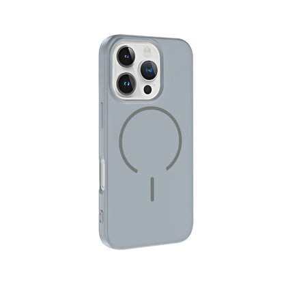 Apple iPhone 16 Pro Kılıf M-safe Şarj Özellikli Zore Meta Kapak