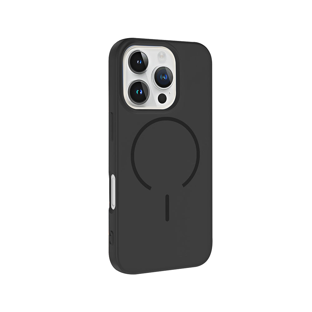 Apple iPhone 16 Pro Kılıf M-safe Şarj Özellikli Zore Meta Kapak