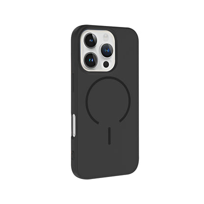 Apple iPhone 16 Pro Kılıf M-safe Şarj Özellikli Zore Meta Kapak