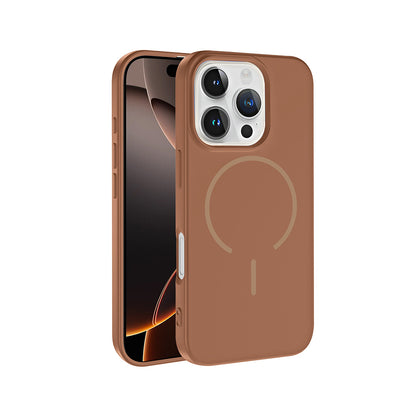 Apple iPhone 16 Pro Kılıf M-safe Şarj Özellikli Zore Meta Kapak