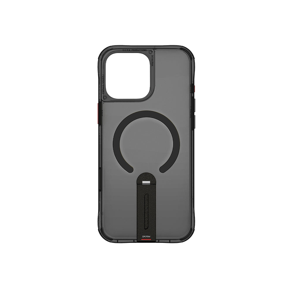 Apple iPhone 16 Pro Kılıf M-safe Şarj Özellikli 360 Derece Dönebilen Standlı Skinarma Helix Kapak