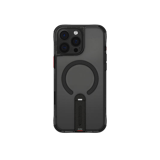 Apple iPhone 16 Pro Kılıf M-safe Şarj Özellikli 360 Derece Dönebilen Standlı Skinarma Helix Kapak