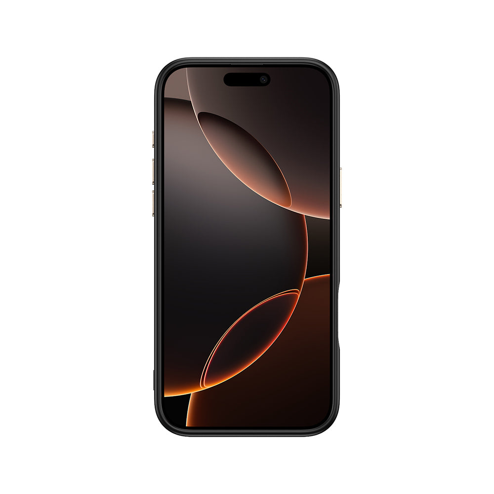 Apple iPhone 16 Pro Kılıf M-safe Şarj Özellikli Karbon Fiber Görünümlü Zore Antina Kapak