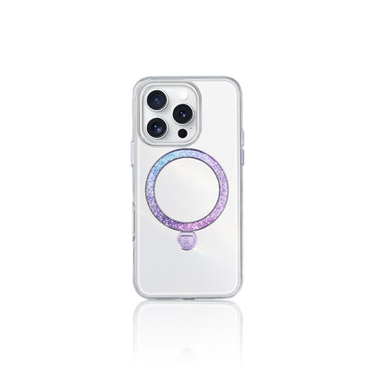 Apple iPhone 16 Pro Kılıf M-safe Şarj Özellikli Standlı Pynana Dancing Streamer Serisi Kapak