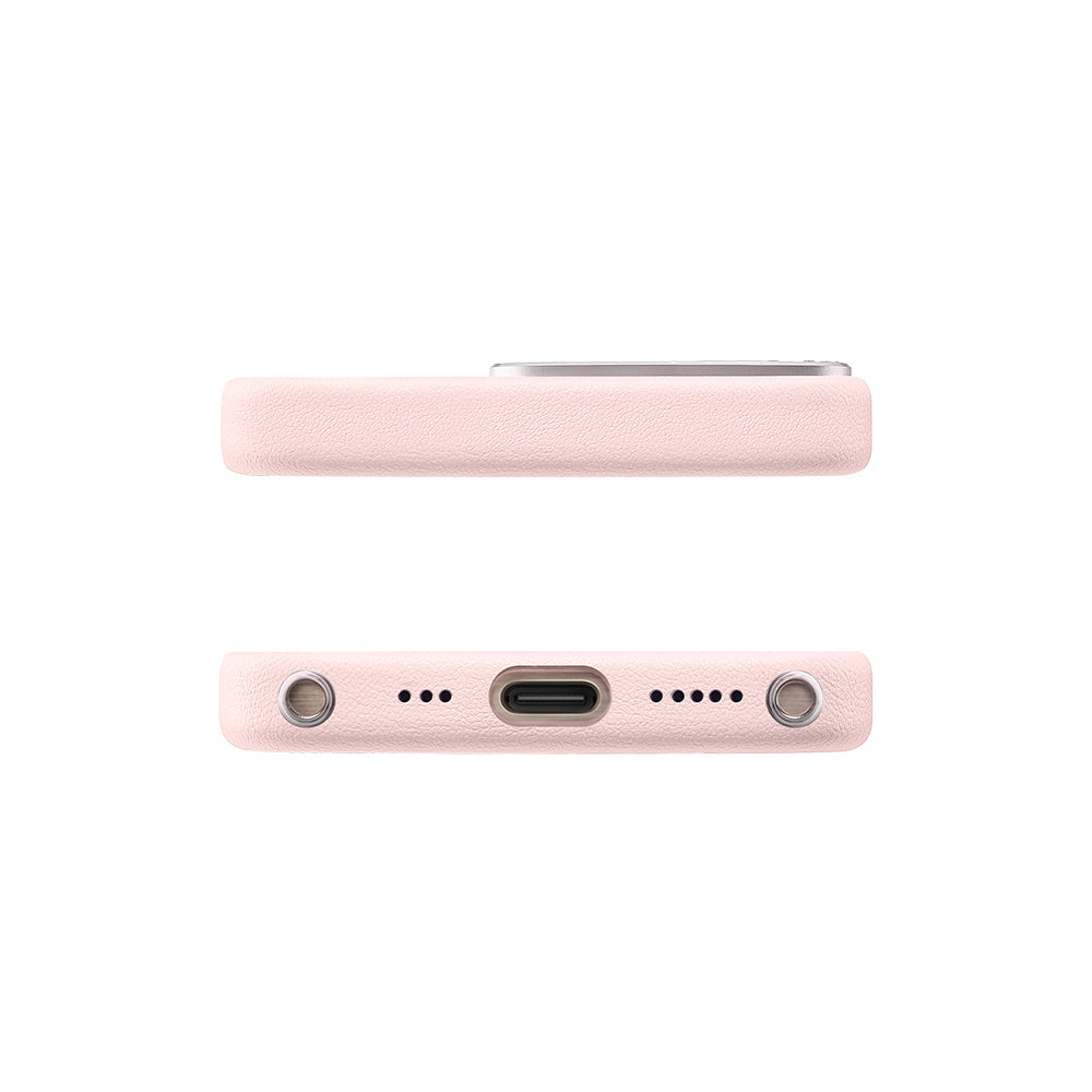 Apple iPhone 16 Pro Kılıf M-safe Şarj Özellikli Suni Deri Tasarımlı Pynana Starry Serisi Kapak