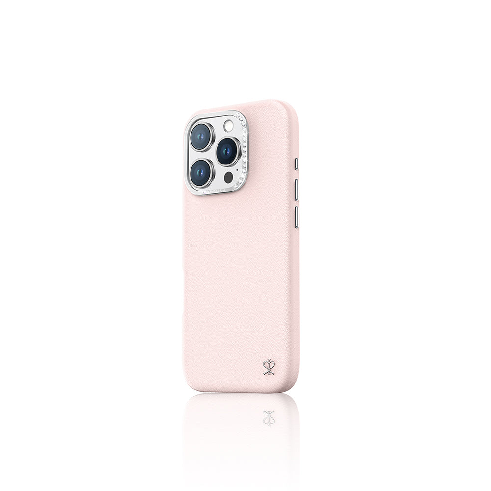 Apple iPhone 16 Pro Kılıf M-safe Şarj Özellikli Suni Deri Tasarımlı Pynana Starry Serisi Kapak