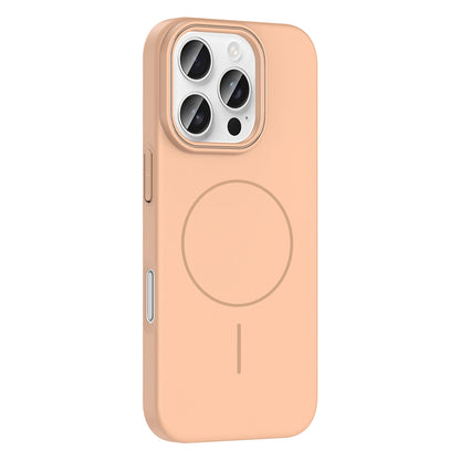 Apple iPhone 16 Pro Kılıf M-safe Şarj Özellikli Zore Ruby Sert Kapak