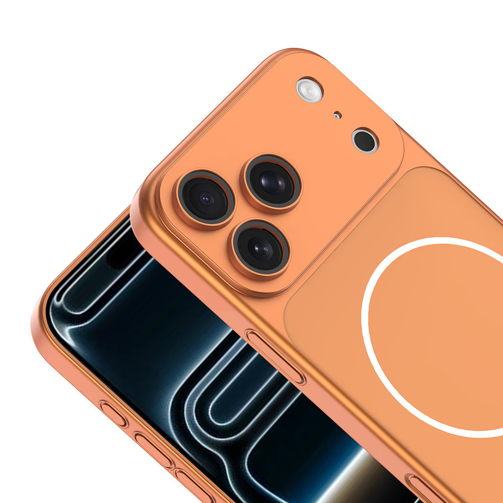 Apple iPhone 16 Pro Kılıf Zore M-Safe Şarj Özellikli Kamera Korumalı Spark Kapak