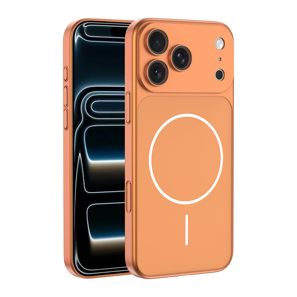 Apple iPhone 16 Pro Kılıf Zore M-Safe Şarj Özellikli Kamera Korumalı Spark Kapak