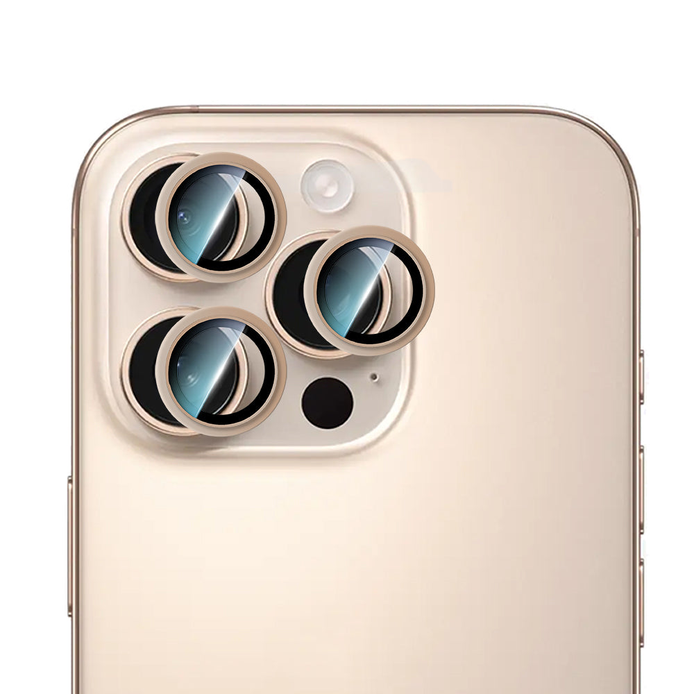 Apple iPhone 16 Pro Max CaseWorld Alloy Serisi Oleofobik Anti Reflective Kamera Lens Koruyucu