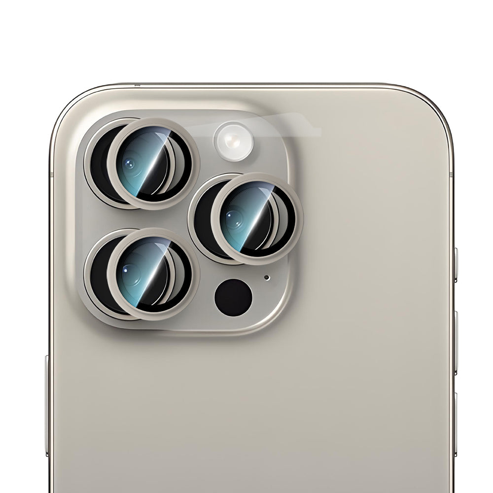 Apple iPhone 16 Pro Max CaseWorld Alloy Serisi Oleofobik Anti Reflective Kamera Lens Koruyucu