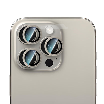 Apple iPhone 16 Pro Max CaseWorld Alloy Serisi Oleofobik Anti Reflective Kamera Lens Koruyucu