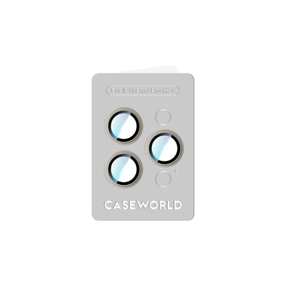 Apple iPhone 16 Pro Max CaseWorld Alloy Serisi Oleofobik Anti Reflective Kamera Lens Koruyucu