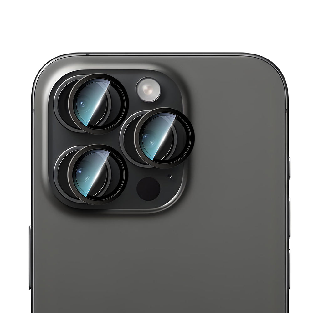Apple iPhone 16 Pro Max CaseWorld Alloy Two-Color Serisi Lens Koruyucu