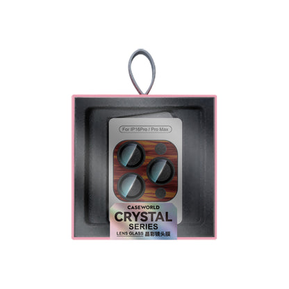 Apple iPhone 16 Pro Max CaseWorld Crystal Color Serisi Full Kamera Lens Koruyucu