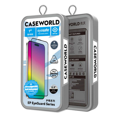 Apple iPhone 16 Pro Max CaseWorld EyeGuard Serisi 2.5D Eyesafe Teknolojili Cam Ekran Koruyucu