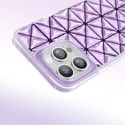 Apple iPhone 16 Pro Max Kılıf 3D Buz Blok Desenli Zore Paris Kairo TPU Kapak