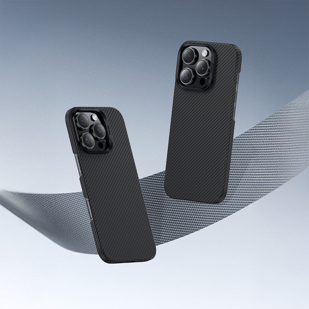 Apple iPhone 16 Pro Max Kılıf Benks M-safe Şarj Özellikli Metal Kamera Çerçeveli Magnetik ArmorAir 600D Kevlar Fiber Kapak