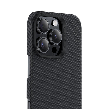 Apple iPhone 16 Pro Max Kılıf Benks M-safe Şarj Özellikli Metal Kamera Çerçeveli Magnetik ArmorAir 600D Kevlar Fiber Kapak