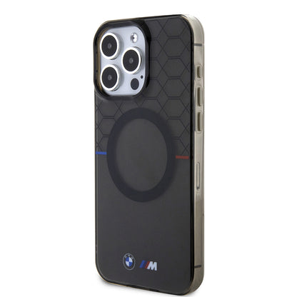 Apple iPhone 16 Pro Max Kılıf BMW Magsafe Şarj Özellikli Transparan M Dizayn Orjinal Lisanslı Kapak