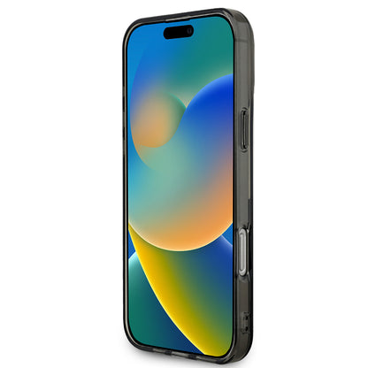Apple iPhone 16 Pro Max Kılıf BMW Orjinal Lisanslı Yarı Transparan M Dizayn Çizgili Kapak