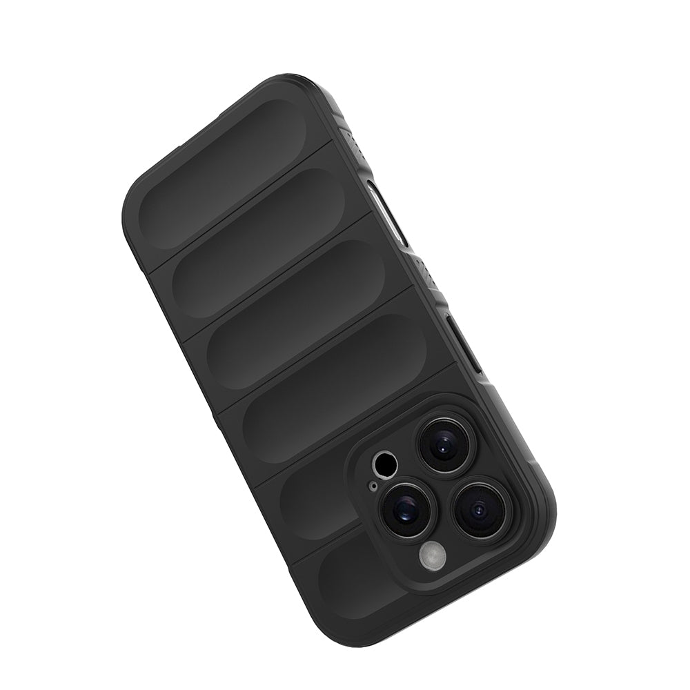 Apple iPhone 16 Pro Max Kılıf Esnek TPU Oyuklu Arka Yüzey Tasarımlı Zore Etnik Silikon Kapak