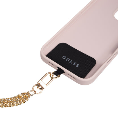 Apple iPhone 16 Pro Max Kılıf Guess Orjinal Lisanslı PU Deri 4G Büyük Metal Logolu Çapraz Vücut Askılı Kapak