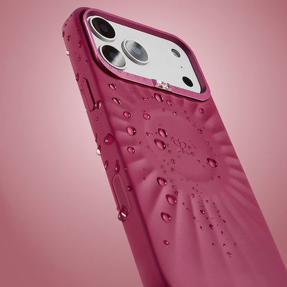 Apple iPhone 16 Pro Max Kılıf Kabartma Tasarımlı Metal Kamera Çerçeveli Pynana Starlight Serisi Kapak
