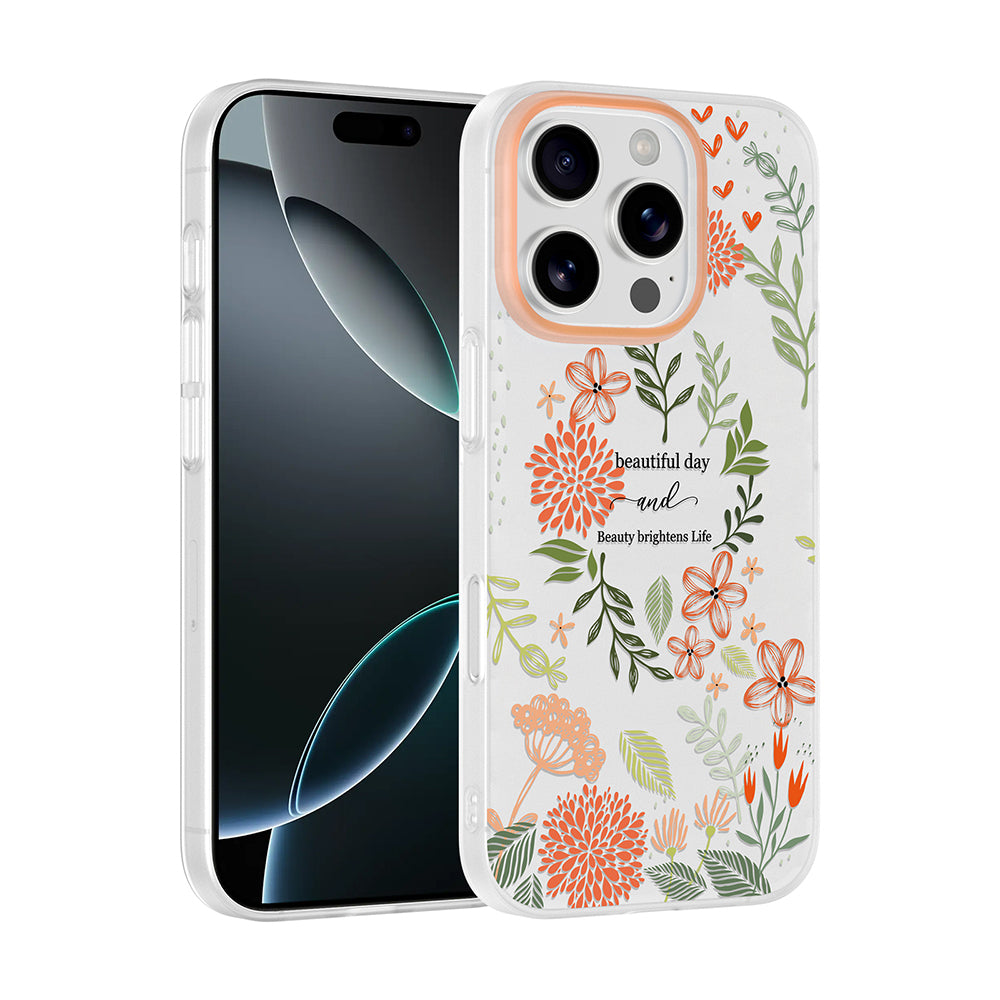 Apple iPhone 16 Pro Max Kılıf Kamera Korumalı Desenli Zore Klip Kapak
