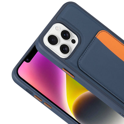 Apple iPhone 16 Pro Max Kılıf Kartlıklı Zore X-Kart Silikon Kapak