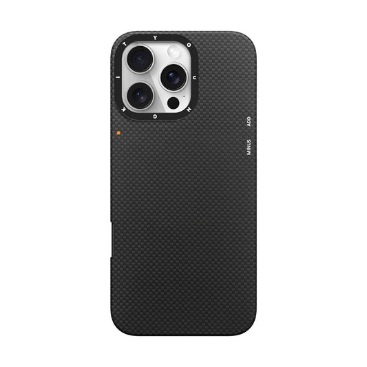 Apple iPhone 16 Pro Max Kılıf M-safe Şarj Özellikli Aramid Fiber Youngkit 1500D Extreme Wing Serisi Kapak