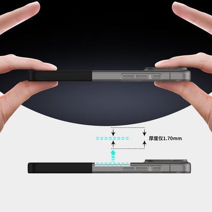 Apple iPhone 16 Pro Max Kılıf M-Safe Şarj Özellikli Mıknatıslı Zore Duble Kapak