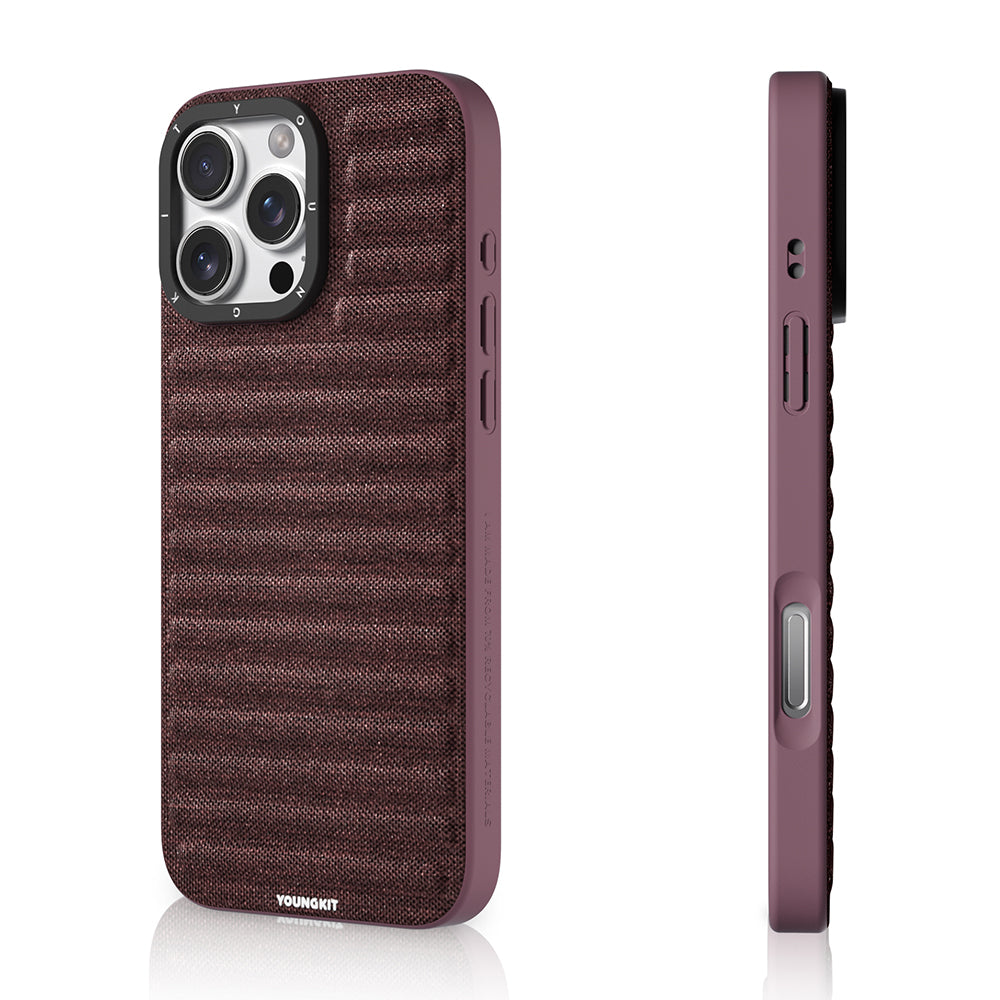 Apple iPhone 16 Pro Max Kılıf M-safe Şarj Özellikli Youngkit Canvas Serisi Kapak