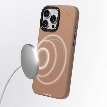 Apple iPhone 16 Pro Max Kılıf M-safe Şarj Özellikli Youngkit Dynamag Serisi Kapak