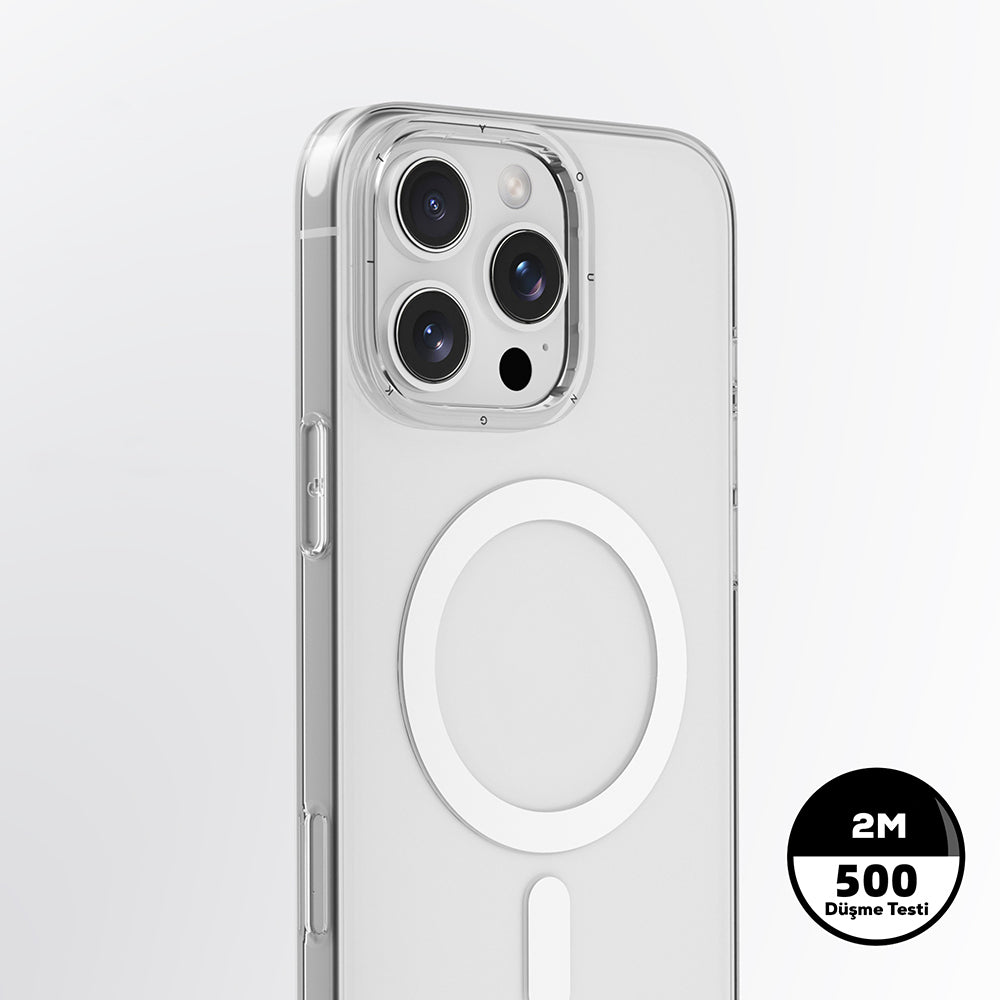 Apple iPhone 16 Pro Max Kılıf M-safe Şarj Özellikli Youngkit Ice Serisi Kapak