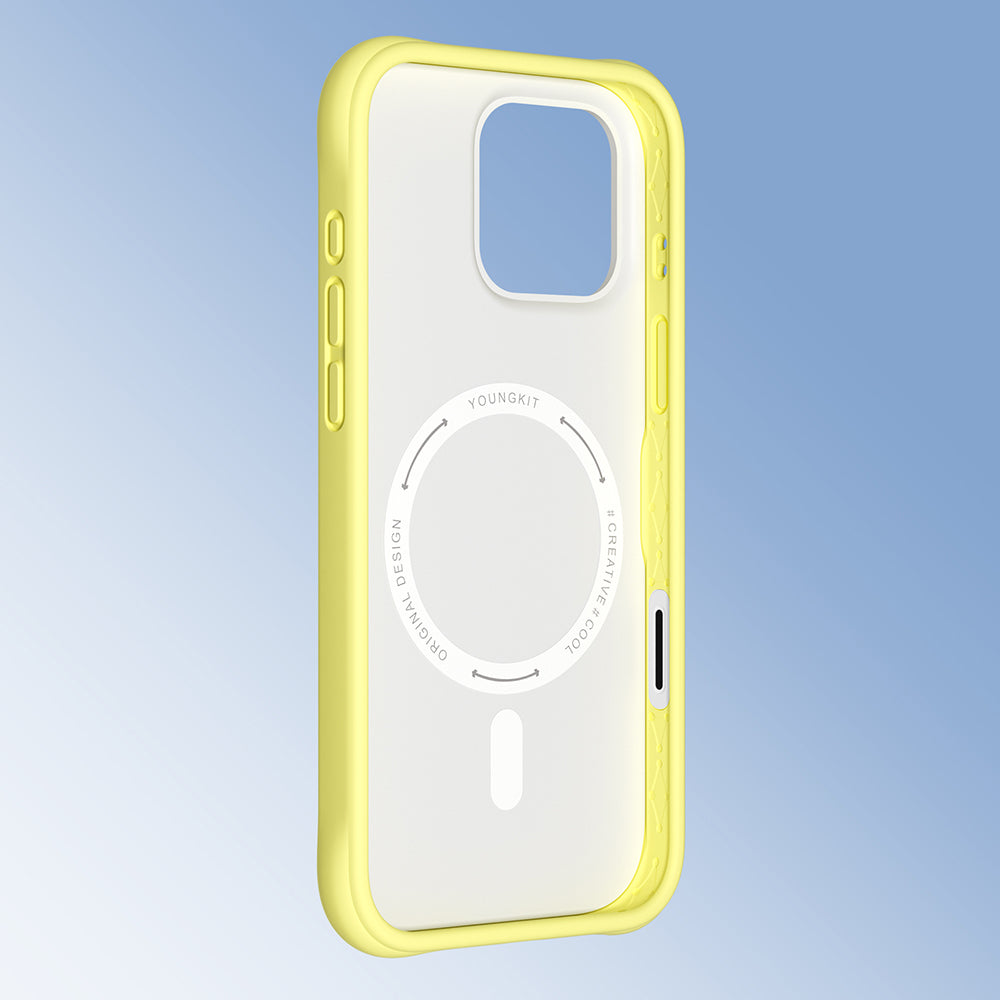 Apple iPhone 16 Pro Max Kılıf M-safe Şarj Özellikli Youngkit Macaroon Serisi Kapak