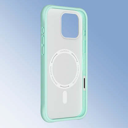 Apple iPhone 16 Pro Max Kılıf M-safe Şarj Özellikli Youngkit Macaroon Serisi Kapak