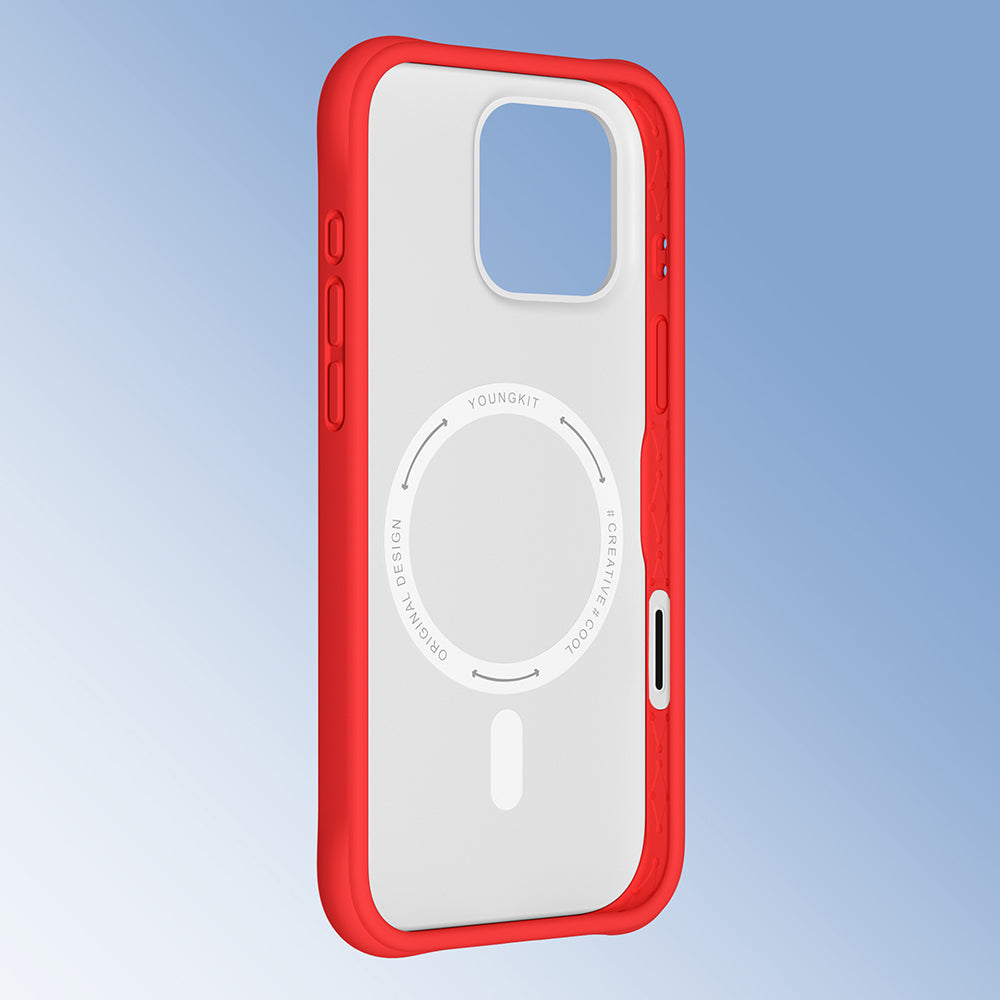 Apple iPhone 16 Pro Max Kılıf M-safe Şarj Özellikli Youngkit Macaroon Serisi Kapak
