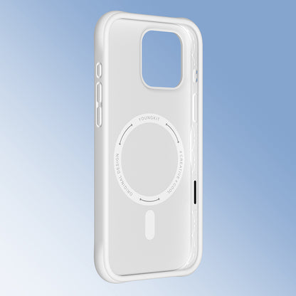 Apple iPhone 16 Pro Max Kılıf M-safe Şarj Özellikli Youngkit Macaroon Serisi Kapak
