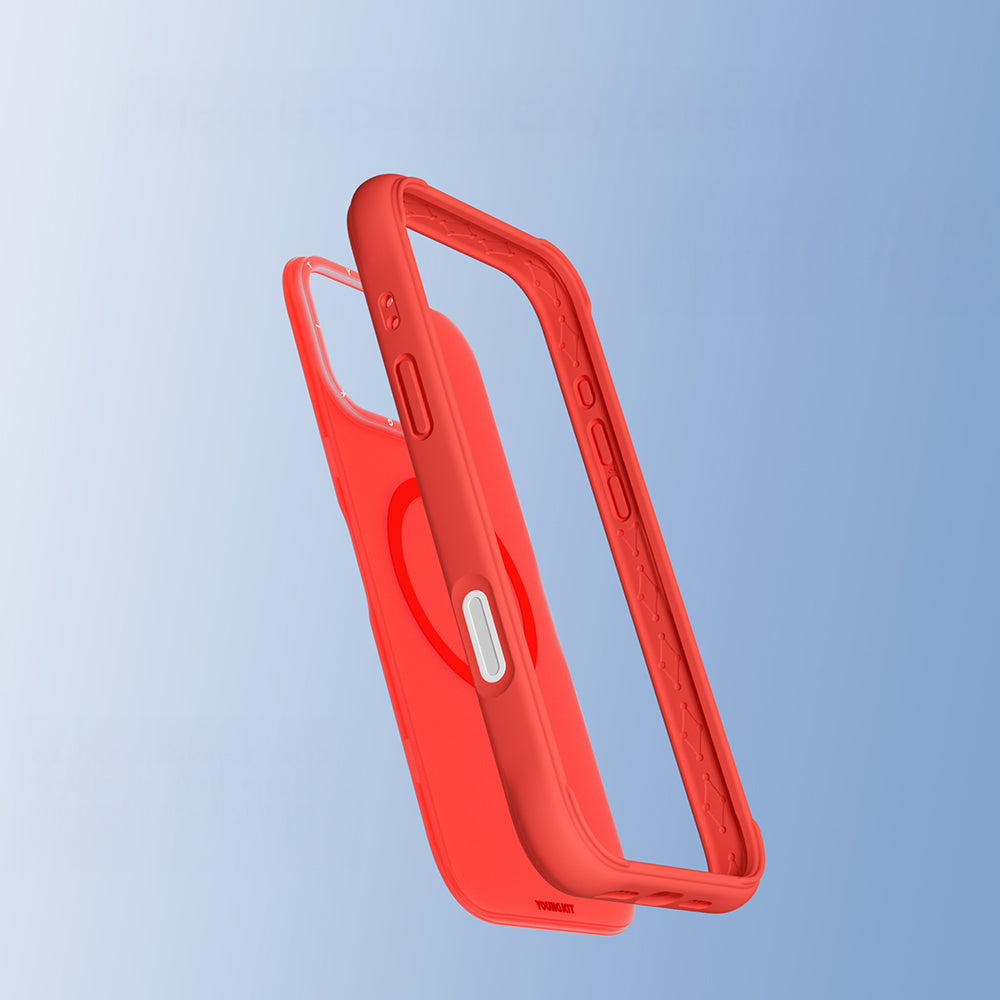 Apple iPhone 16 Pro Max Kılıf M-safe Şarj Özellikli Youngkit Macaroon Serisi Kapak