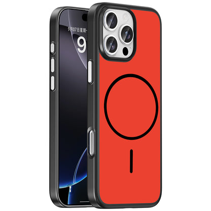 Apple iPhone 16 Pro Max Kılıf M-Safe Şarj Özellikli Zore Lora PC Kapak